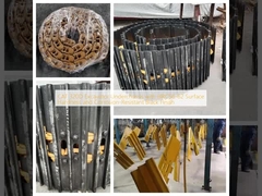 CAT 320D Excavator Underchassis with HRC56-62 Surface Hardness and Corrosion-Resistant Black Finish