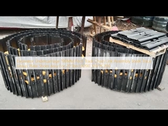 Excavator Undercarriage 190MM Pitch Track Chain Link Assembly Steek Track Group Plate Shoes Assy For 20 Ton EX200 320 PC200 