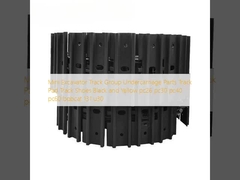 Mini Excavator Track Group Undercarriage Parts Track Pad Track Shoes Black and Yellow pc26 pc30 pc40 pc60 bobcat 131 u30
