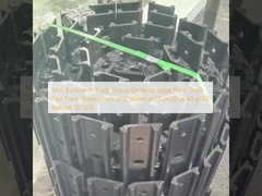 Mini Excavator Track Group Undercarriage Parts Track Pad Track Shoes Black and Yellow pc26 pc30 pc40 pc60 bobcat 131 u30