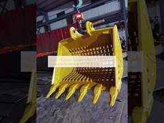 Factory Custom Skeleton Bucket for CAT 330 Excavator Screening Net Attachment