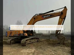 Sany SY215-9 SY215C Series Used Hydraulic Excavator 21 Ton Class Machine For Sale