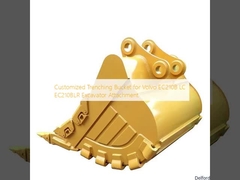 Customized Trenching Bucket for Volvo EC210B LC EC210BLR Excavator Attachment