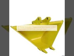 20 Tonne Excavator Trapezoidal Rock Bucket V Ditch Attachment Q355B High Strength Steel