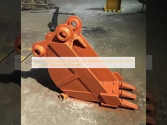Customized Narrow Rock Bucket Attachment for Hitachi ZX70 Excavator Parts High Strength