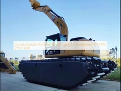 Custom Excavator Floating Pontoon Track for Amphibious SY75 SK75 SY135 320D