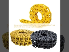 Komatsu PC15 PC20 PC25 PC30 PC35 Mini Excavator Track Chain with Shoe Group Replacement Part