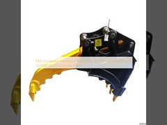 Mini Excavator Hydraulic Power Thumb Bucket Attachment Q345B Steel Excavator Parts