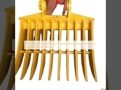 Customizable Heavy-Duty Excavator Root Rake Bucket High Quality Debris Clearing