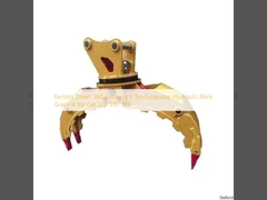 Factory Direct 360 Rotating 5 Ton Excavator Hydraulic Rock Grapple for Cat 320 330 336