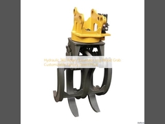 Hydraulic 360 Rotary Excavator Log Wood Grab Customizable Factory Direct Price