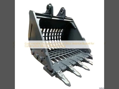 Customizable Excavator Grid Sieve Rock Skeleton Bucket for Construction Mining Sifting Sorting