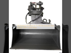 360 Rotating Tilt Bucket for 12-100 Ton Excavator Mud Dustpan OEM Custom Made