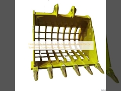 Heavy Duty Excavator Rock Sieve Bucket Skeleton Grid Screening Construction Attachment