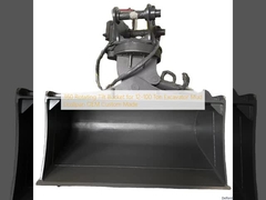 360 Rotating Tilt Bucket for 12-100 Ton Excavator Mud Dustpan OEM Custom Made