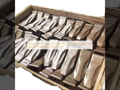 Alloy Steel Forged Excavator Bucket Teeth Heavy Duty Replacement Stiff Digger Part
