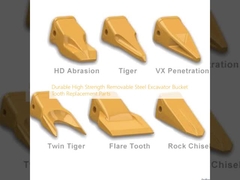 Durable High Strength Removable Steel Excavator Bucket Tooth Replacement Parts