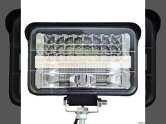 48W LED Excavator Work Light 12V 24V Heavy Duty Truck Car Offroad Driving Lamp