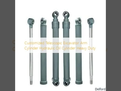 Customized Telescopic Excavator Arm Cylinder Hydraulic Oil Cylinder Heavy Duty