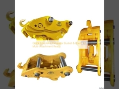 Quick Coupler + Excavator Bucket & Boom Kit: Multi-Attachment Ready