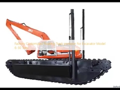 Factory Customized  Floating Track pontoon for Excavator Model 6-30 Tons