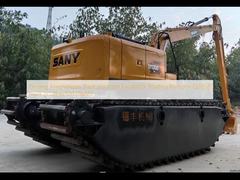 Defeng Amphibious Track pontoon Excavator floating Pontoon  Q355B pc78 zx120 pc120 Dh225