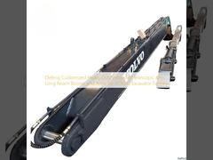 Defeng Customized Heavy Duty extended Telescopic Arm Long Reach Booms and Arms for VOLVO Excavator Factory 