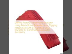 Defeng Factory Customized  Excavator Long Reach Boom Extended Arm Digging Attachment with CE Certified OEM Durable for Construction excavator Accessory 