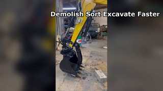 Hydraulic Rotating Bucket Mini Excavator Attachment