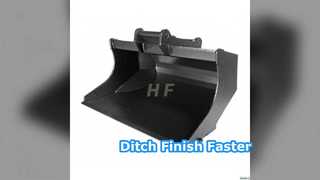 Heavy Duty Excavator Grading Bucket Ditching Finishing