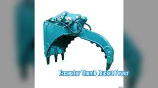 Excavator Hydraulic Thumb Bucket For Sale