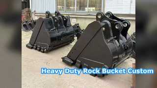 Custom 0.8m3 Rock Bucket for 20 Ton Excavators