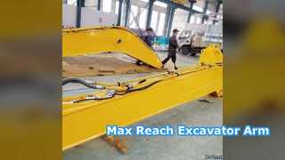 Excavator Long Reach Boom Arm Demolition Q355B