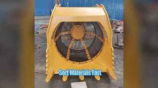 Screening Bucket For Excavators Material Sorting